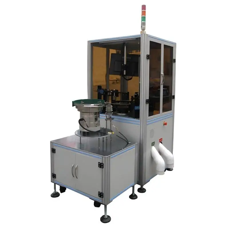 Machine de comptage et d'emballage visuel de bouchons de bouteilles